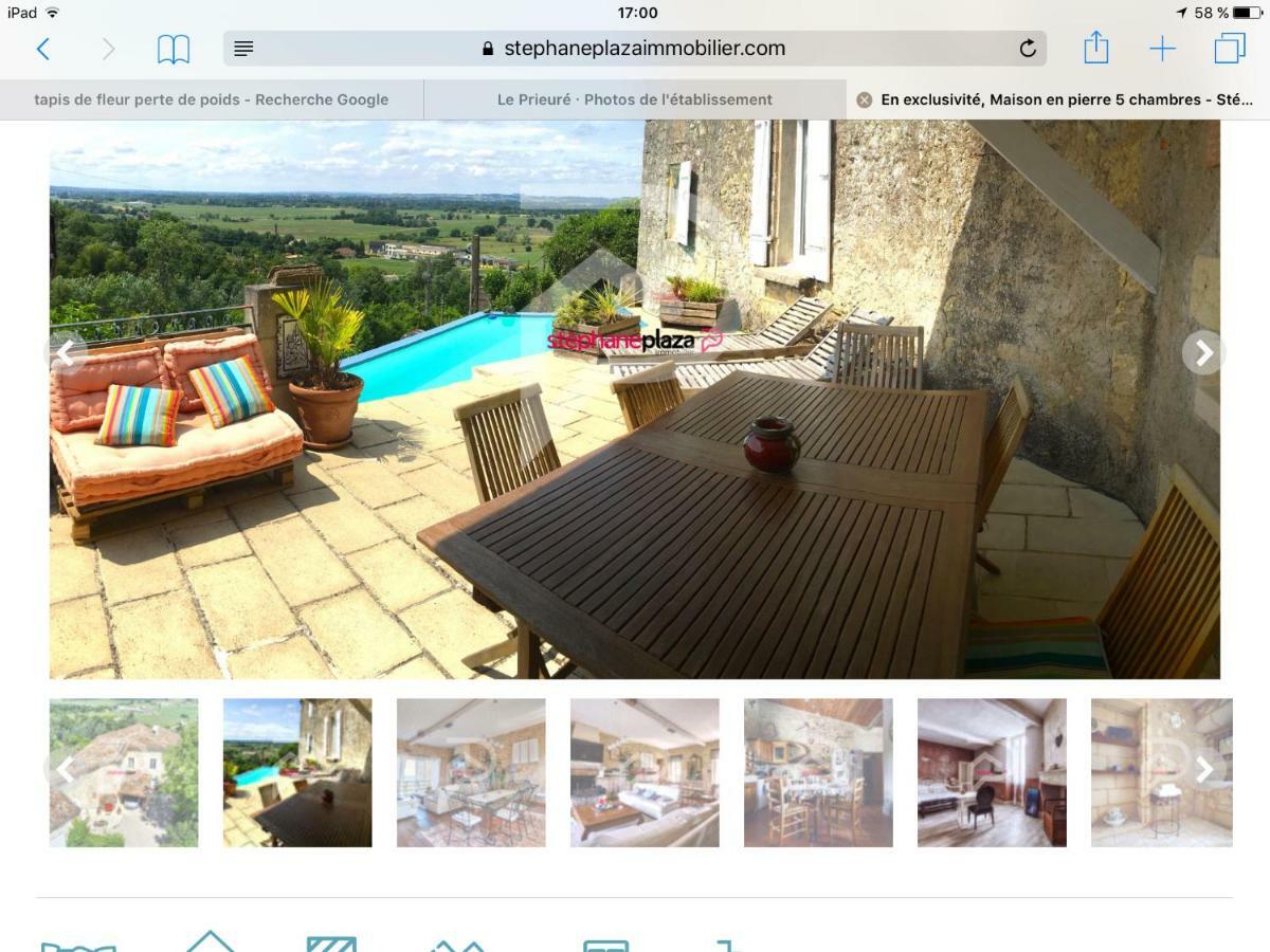 Saint-Pey-de-Castets Le Prieure Bed & Breakfast エクステリア 写真